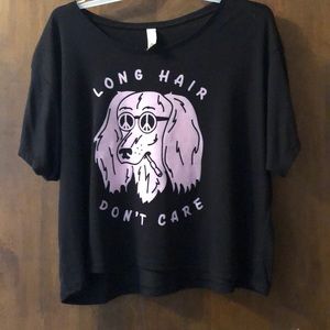 Long Hair Don’t Care tee